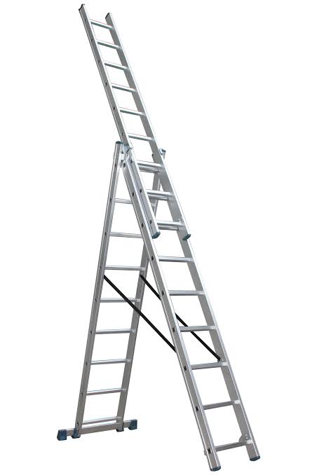 سلم المينيوم تلسكوبيك 1.76م-3م-6.5سلم Your Brand Name